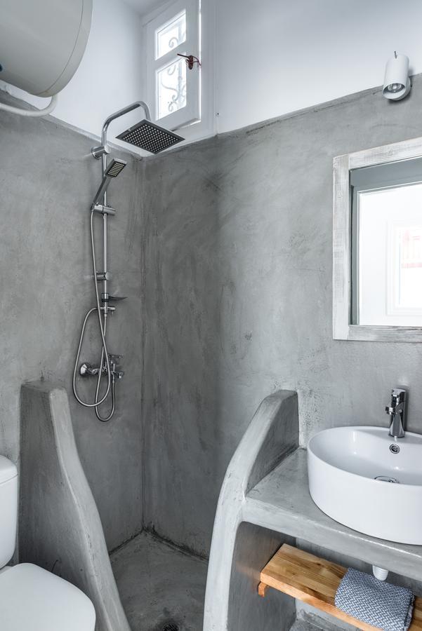 White And Grey Chora Apartment Mykonos Town Exterior photo